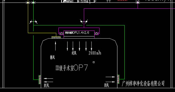 層流送風(fēng)天花設(shè)計方案